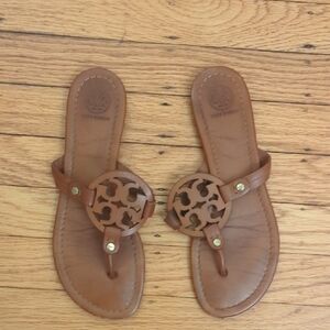 Tory Burch Tan Leather Sandals